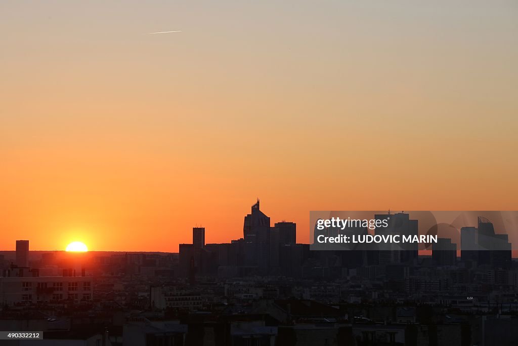 FRANCE-BUSINESS-SUNSET