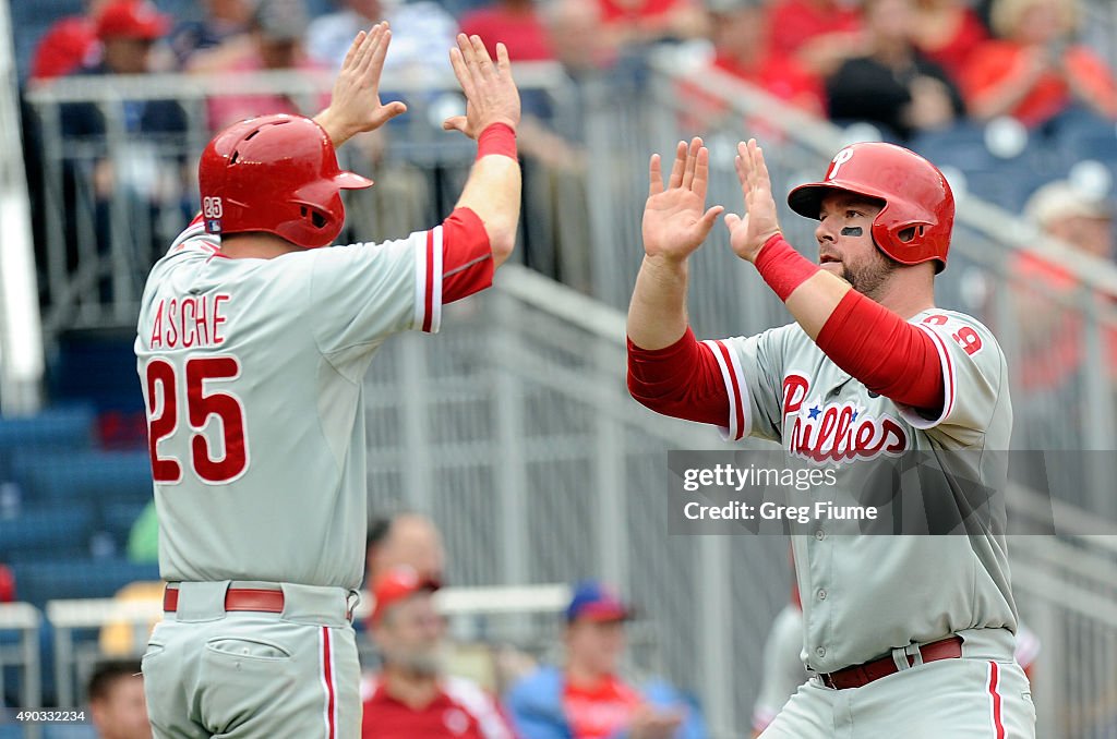 Philadelphia Phillies v Washington Nationals