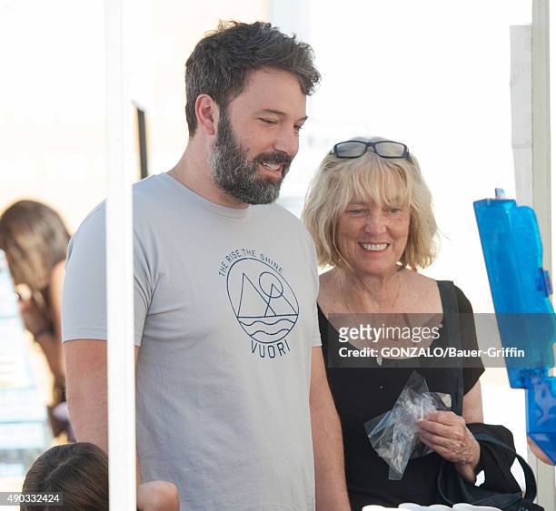 Ben Affleck and Christine Anne Boldt are seen on September 27, 2015 in Los Angeles, California.