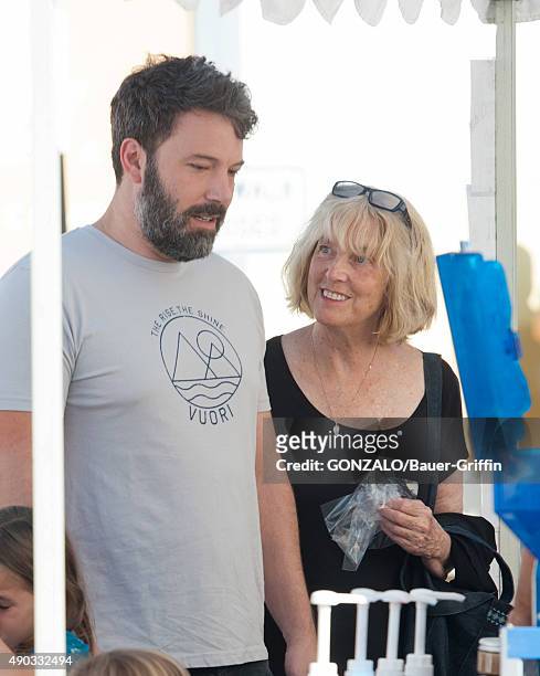 Ben Affleck and Christine Anne Boldt are seen on September 27, 2015 in Los Angeles, California.