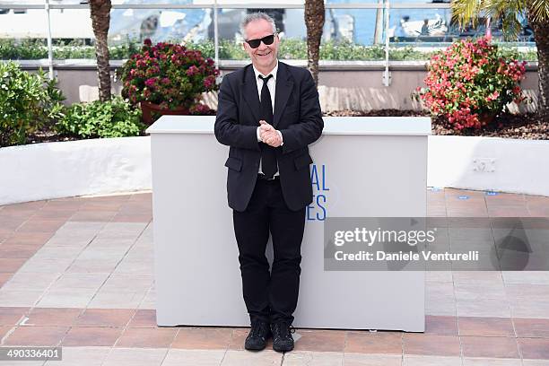 General Delegate of the Cannes Film Festival Thierry Fremaux attends the "Grace of Monaco" photocall during the 67th Annual Cannes Film Festival on...