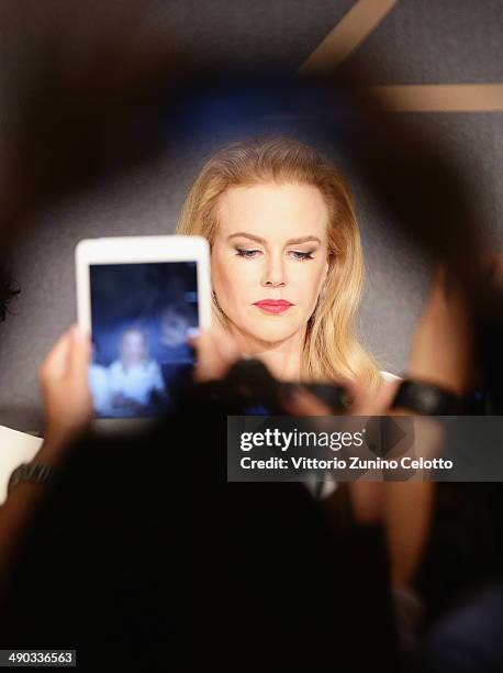 Actress Nicole Kidman attends the "Grace of Monaco" press conference during the 67th Annual Cannes Film Festival on May 14, 2014 in Cannes, France.