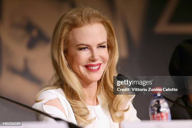 Actress Nicole Kidman attends the "Grace of Monaco" press conference during the 67th Annual Cannes Film Festival on May 14, 2014 in Cannes, France.