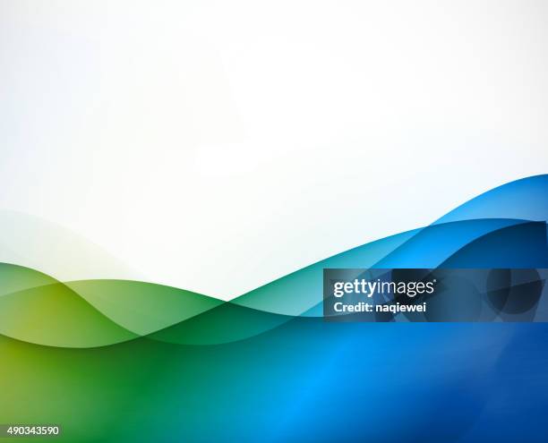color ribbon pattern background - green and blue background stock illustrations
