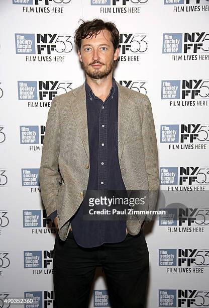 Dustin Guy Defa attends the 53rd New York Film Festival "Field Of Vision" Q&A at Walter Reade Theater on September 27, 2015 in New York City.