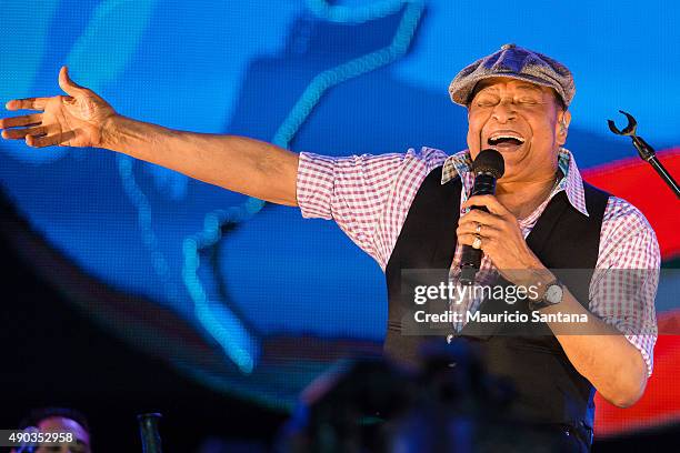 Al Jarreau performs at 2015 Rock in Rio on September 27, 2015 in Rio de Janeiro, Brazil.