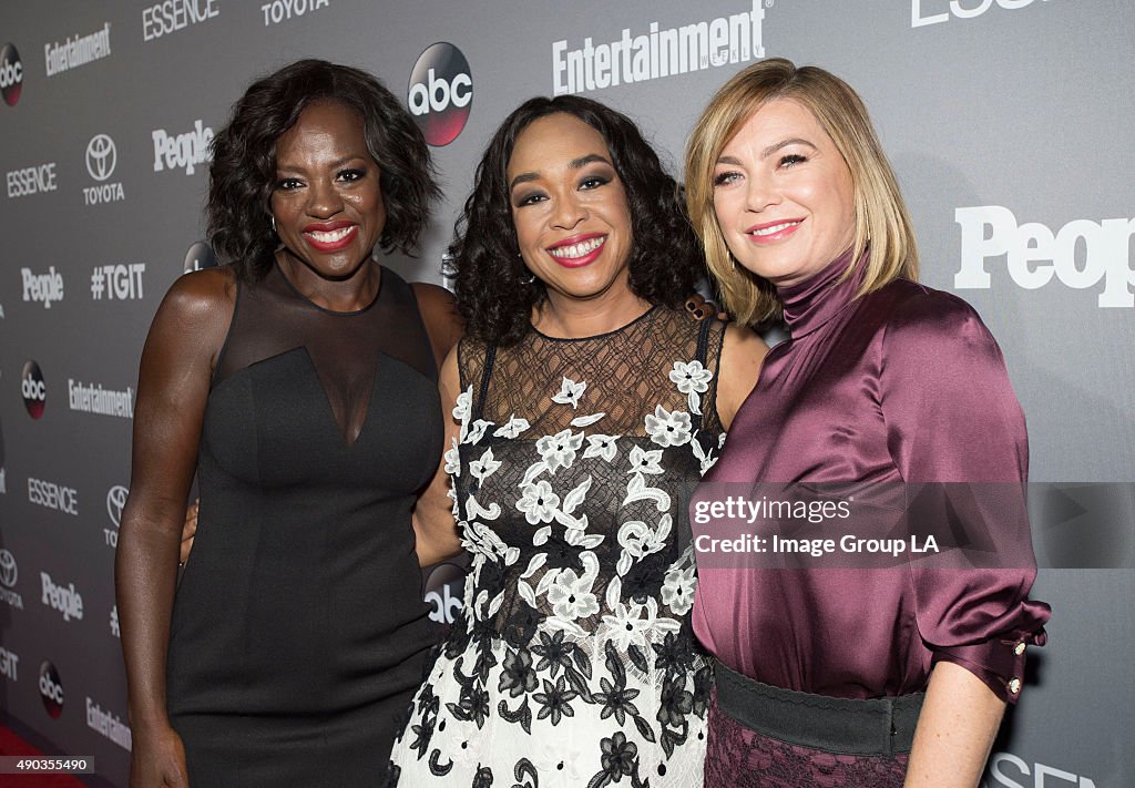 Toyota, ABC, Entertainment Weekly, Essence Magazine and People Magazine Co-Host A Celebration of ABC's #TGIT Line-Up