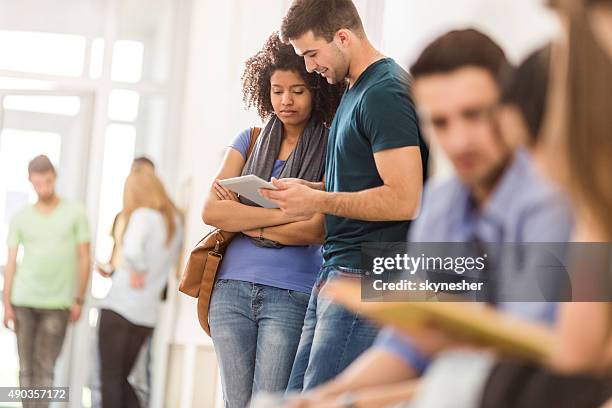 Student Break Screen 735 Student Standing In Corridor During Break Stock Photos, High-Res ...