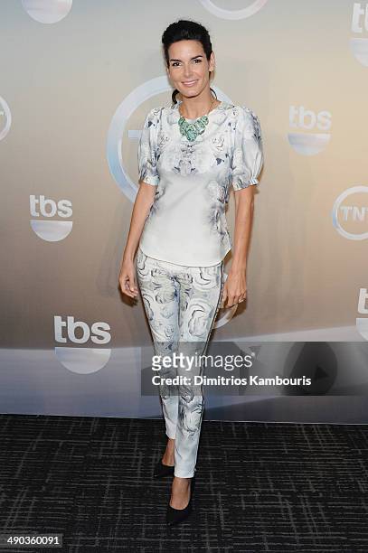 Angie Harmon attends the TBS / TNT Upfront 2014 at The Theater at Madison Square Garden on May 14, 2014 in New York City. 24674_002_0564.JPG