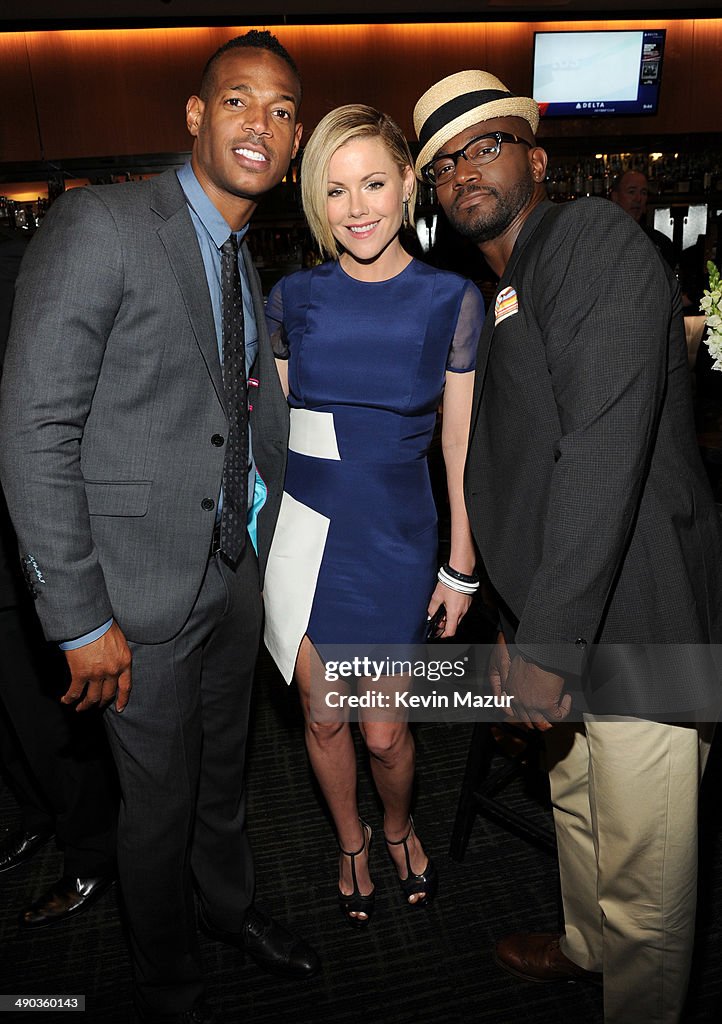 Marlon Wayans, Kathleen Robertson and Taye Diggs attend the TBS / TNT