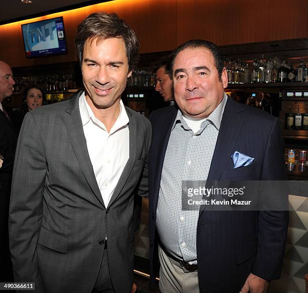 Eric McCormack and Emeril Lagasse attend the TBS / TNT Upfront 2014 at The Theater at Madison Square Garden on May 14, 2014 in New York City....