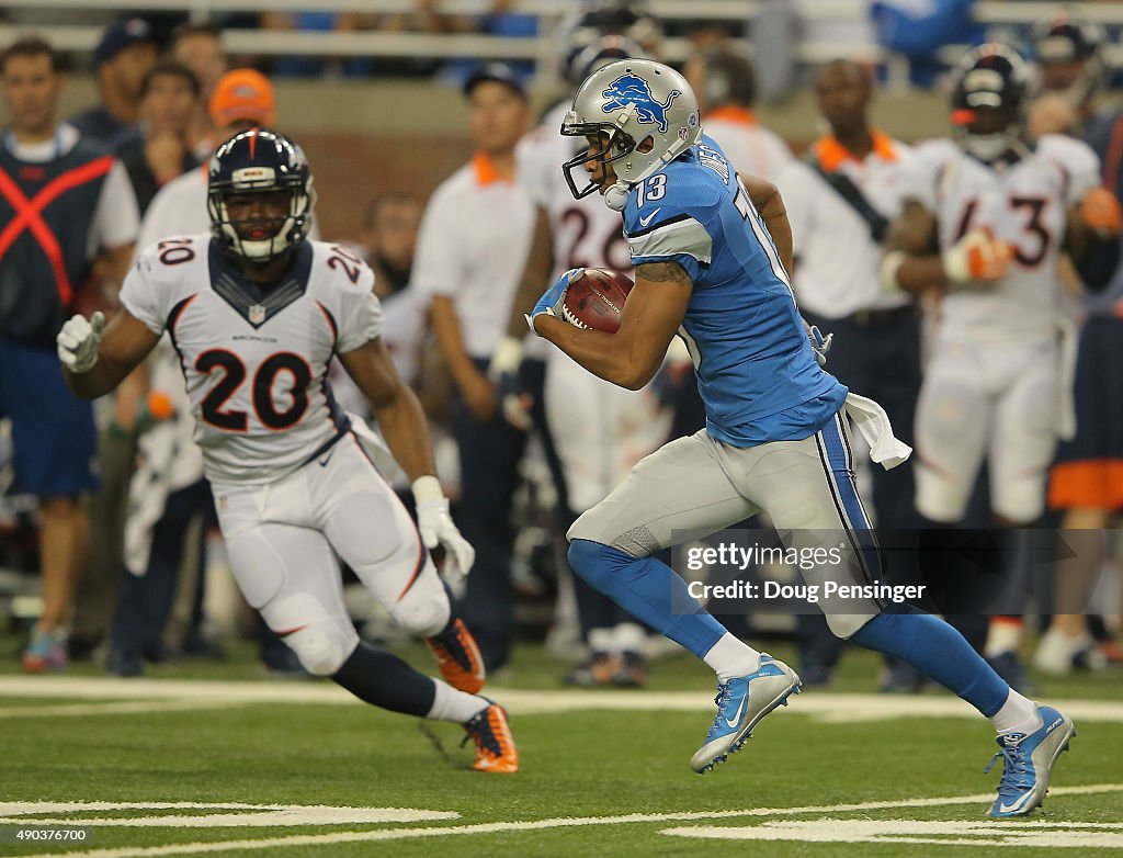 Denver Broncos v Detroit Lions