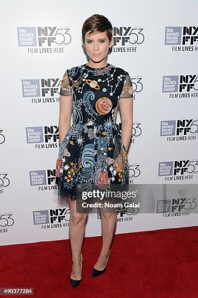 Kate Mara attends the 53rd New York Film Festival - "The Martian" Premiere - Arrivals at Alice Tully Hall on September 27, 2015 in New York City.