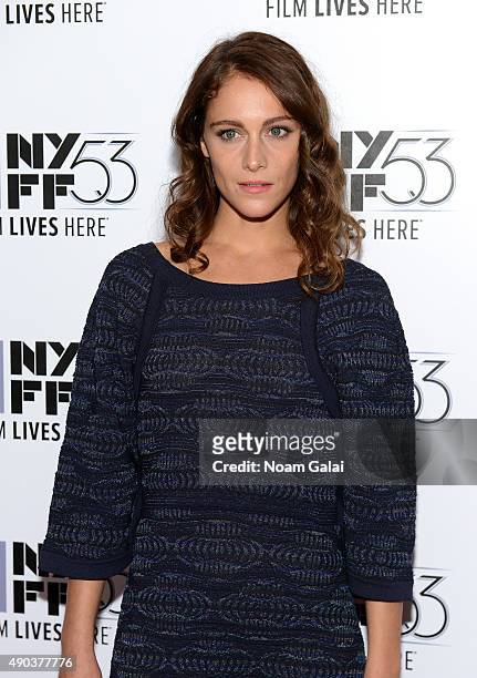 Ariane Labed attends the 53rd New York Film Festival - "The Martian" Premiere - Arrivals at Alice Tully Hall on September 27, 2015 in New York City.