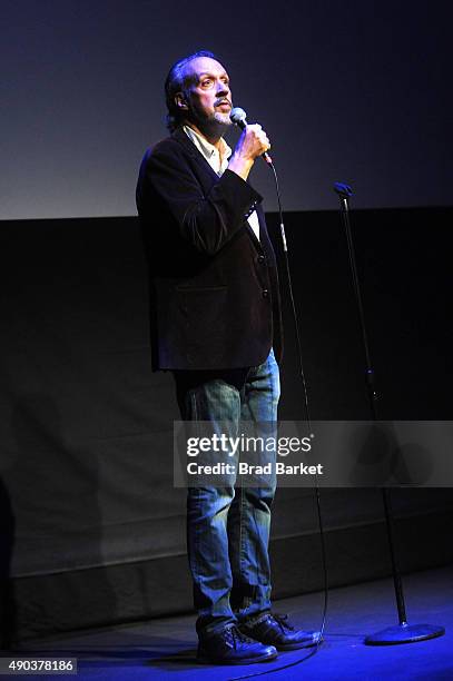 Director of the NYFF, Chair of Selection Committee, Kent Jones speaks at the 53rd New York Film Festival - "The Martian" Premiere - Red Carpet at...