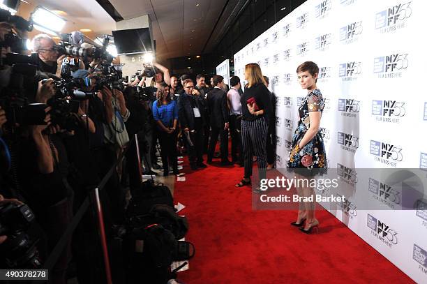 Kate Mara attends the 53rd New York Film Festival - "The Martian" Premiere - Arrivals at Alice Tully Hall on September 27, 2015 in New York City.