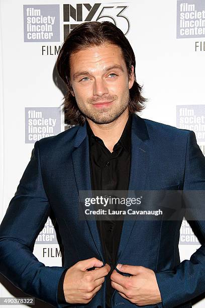 Sebastian Stan attends the 53rd New York Film Festival - "The Martian" Premiere at Alice Tully Hall on September 27, 2015 in New York City.