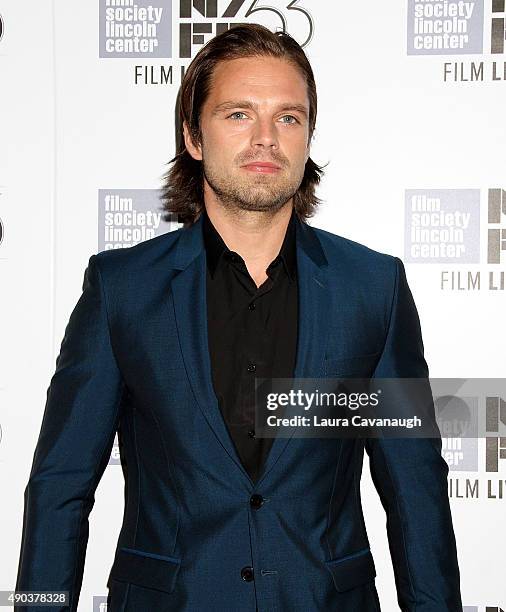 Sebastian Stan attends the 53rd New York Film Festival - "The Martian" Premiere at Alice Tully Hall on September 27, 2015 in New York City.