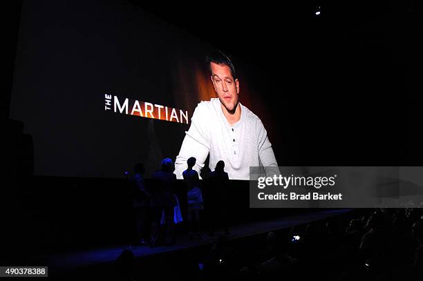 53rd New York Film Festival - "The Martian" Premiere at Alice Tully Hall on September 27, 2015 in New York City.