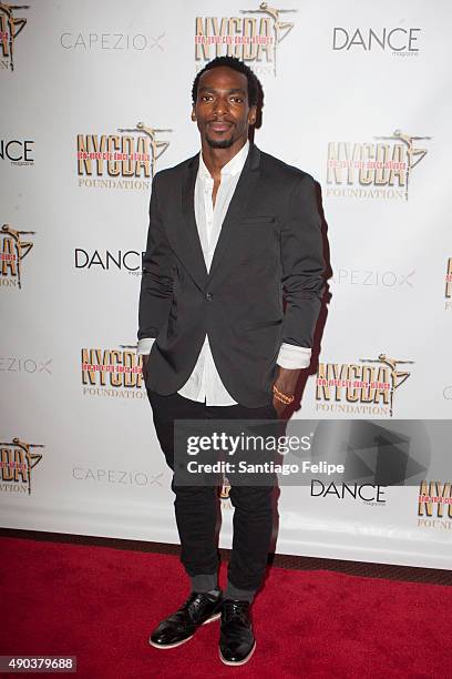 Daniel J. Watts attends NYC Dance Alliance Foundation's "Bright Lights Shining Stars" Gala at NYU Skirball Center on September 27, 2015 in New York...