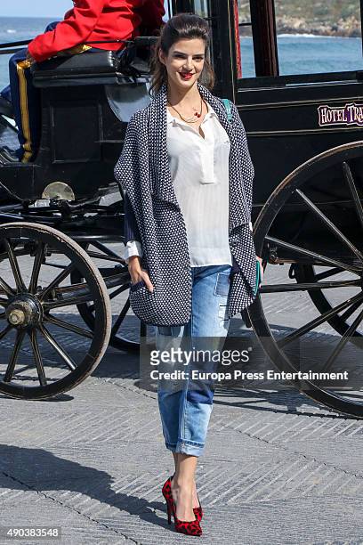 Clara Lago attends 'Hotel Transylvania' photocall during 63rd San sebastian Film Festival at Kursaal on September 25, 2015 in San Sebastian, Spain.