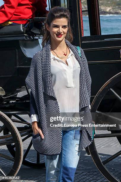 Clara Lago attends 'Hotel Transylvania' photocall during 63rd San sebastian Film Festival at Kursaal on September 25, 2015 in San Sebastian, Spain.