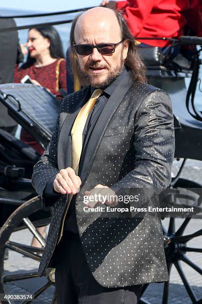 Santiago Segura attends 'Hotel Transylvania' photocall during 63rd San sebastian Film Festival at Kursaal on September 25, 2015 in San Sebastian,...