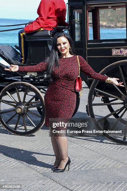 Alaska attends 'Hotel Transylvania' photocall during 63rd San sebastian Film Festival at Kursaal on September 25, 2015 in San Sebastian, Spain.