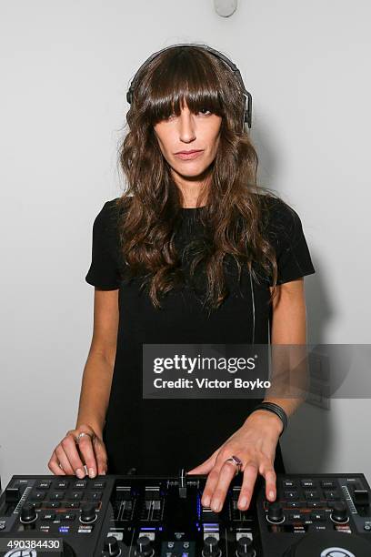 Barbara Alesini attends the Winonah cocktail party during the Milan Fashion Week Spring/Summer 2016 on September 25, 2015 in Milan, Italy.