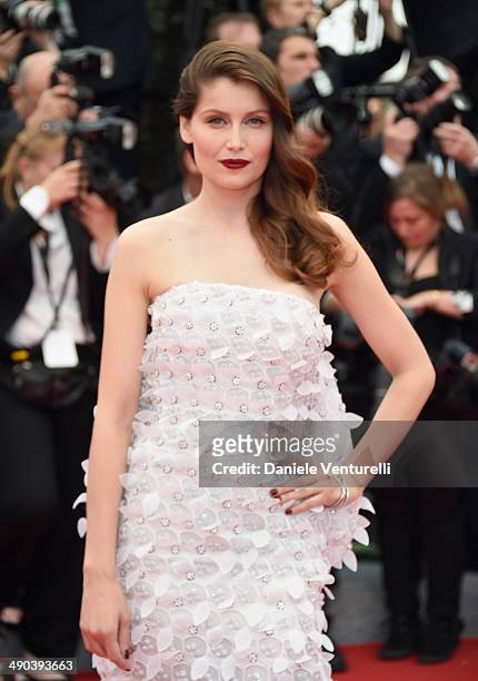 Laetitia Casta attends the Opening Ceremony and the "Grace of Monaco" premiere during the 67th Annual Cannes Film Festival on May 14, 2014 in Cannes,...