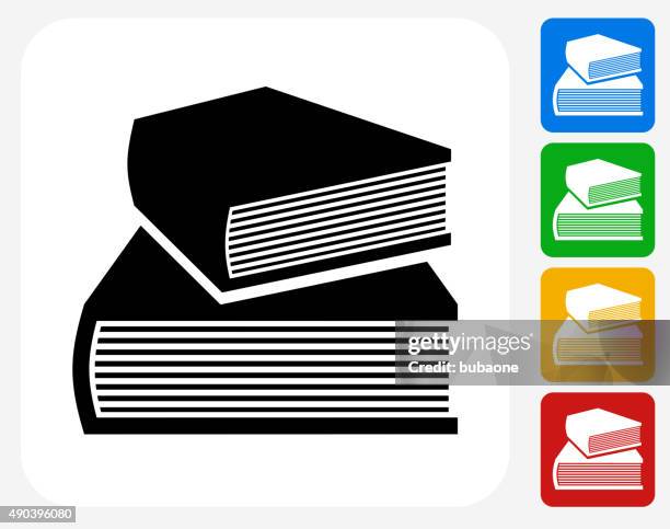 book icon flat graphic design - pile of rocks white background stock illustrations