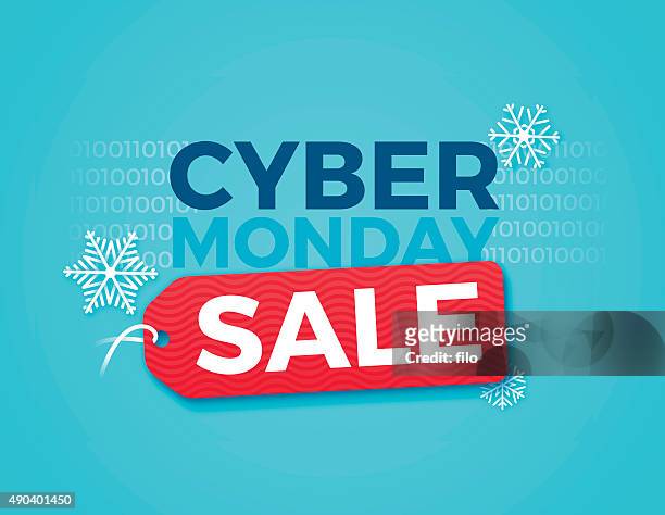 cyber monday sale - cyber monday stock illustrations