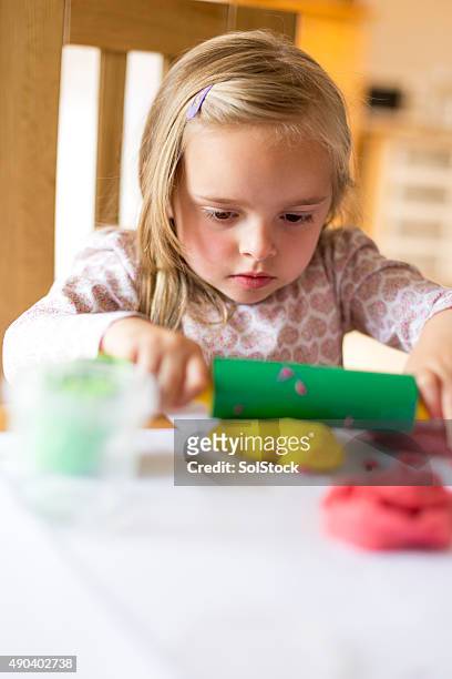 playdough creation - clay stock pictures, royalty-free photos & images