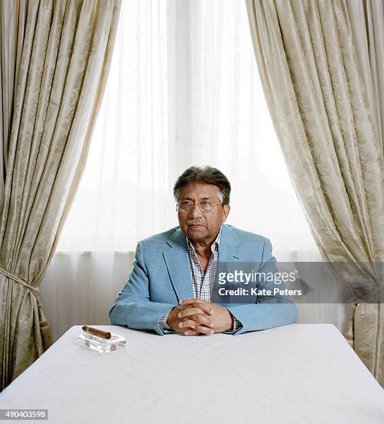 Politician and a retired army general Pervez Musharraf is photographed for the New Statesman on June 12, 2012.