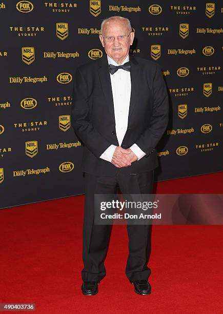 Arthur Summons arrives at the 2015 Dally M Awards at Star City on September 28, 2015 in Sydney, Australia.