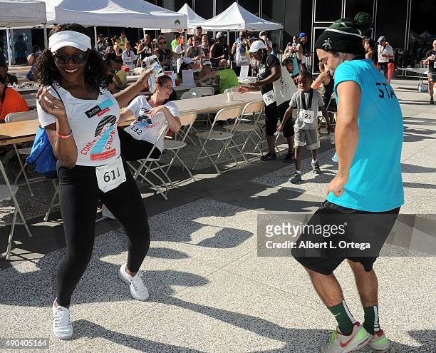 Actor/martial artist Hector David Jr. Of "Power Ragers Samurai" participates in GLA ALA's 8th Annual Justice Jog to benefit Casa LA on September 27,...
