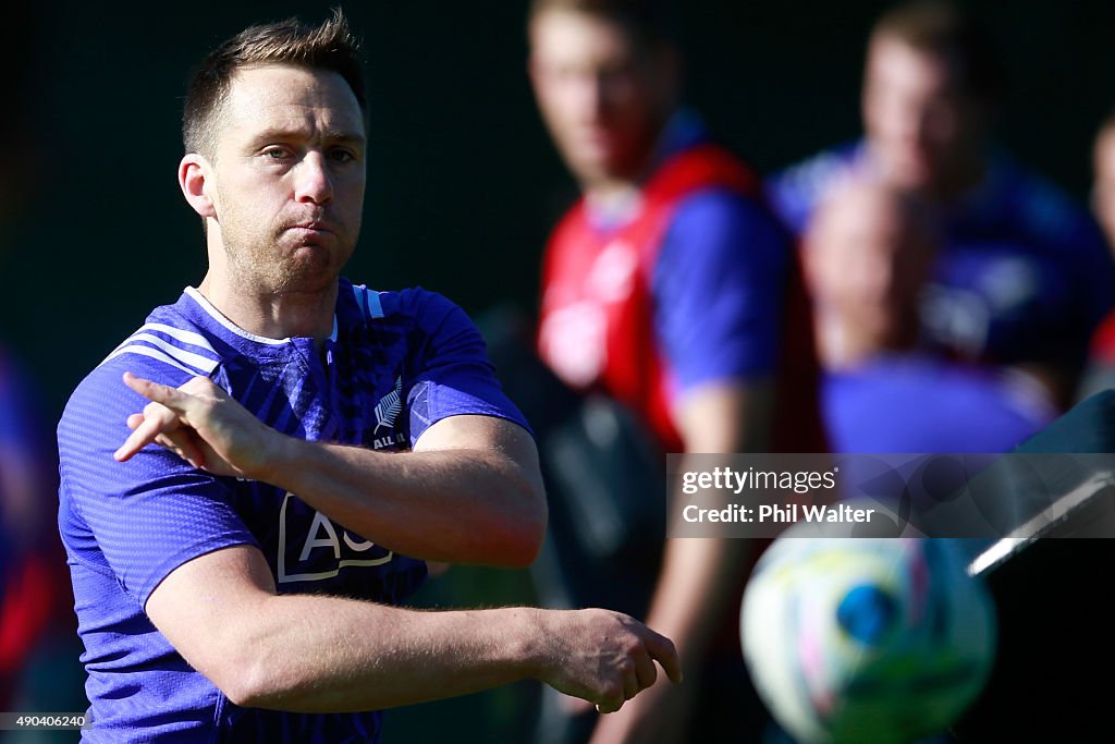 New Zealand All Blacks Training Session