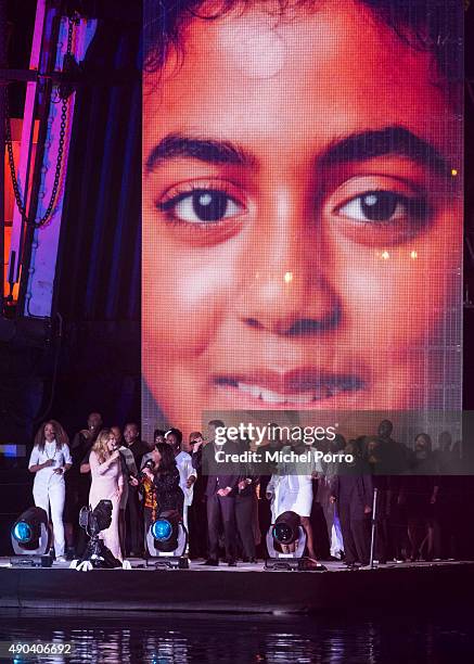 Antje Monteiro and Sjors van der Panne perform during festivities marking the final celebrations of 200 years Kingdom of The Netherlands on September...