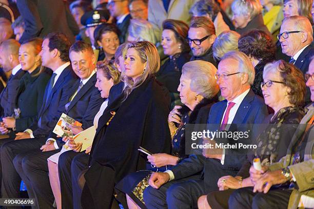 Queen Maxima of The Netherlands and Princess Beatrix attend festivities marking the final celebrations of 200 years Kingdom of The Netherlands on...