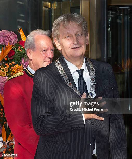 Eberhard van der Laan attends festivities marking the final celebrations of 200 years Kingdom of The Netherlands on September 26, 2015 in Amsterdam,...