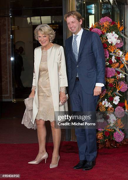 Prince Floris of The Netherlands and Princess Irene of The Netherlands arrive for festivities marking the final celebrations of 200 years Kingdom of...