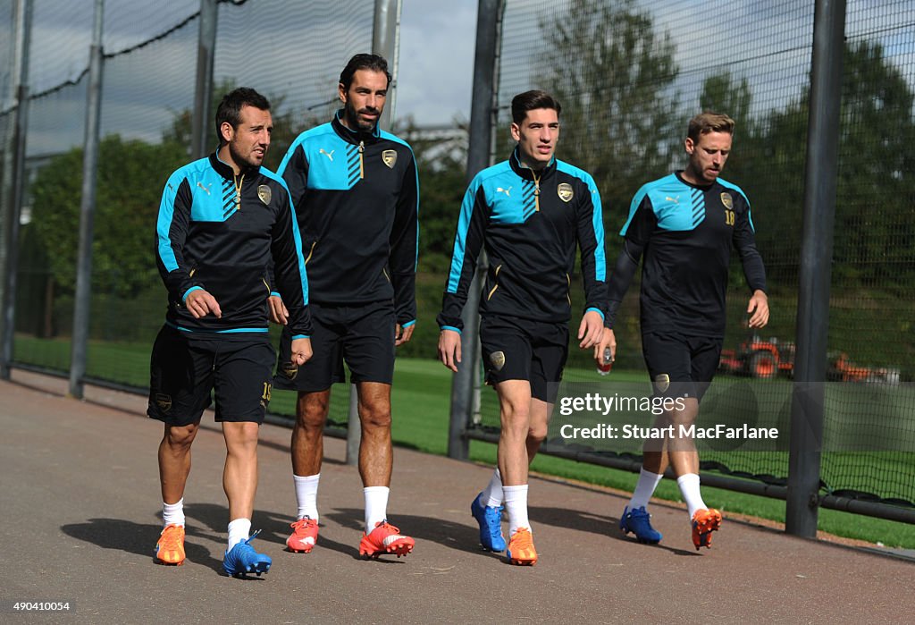 Arsenal Training Session and Press Conference