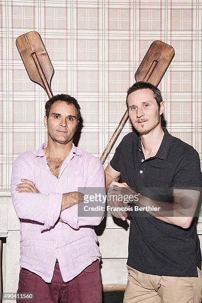 Actors Soren Prevost and Erling Prevost are photographed for Gala on July 10, 2015 in Paris, France.