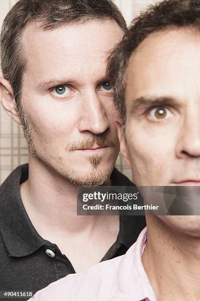 Actors Soren Prevost and Erling Prevost are photographed for Gala on July 10, 2015 in Paris, France.