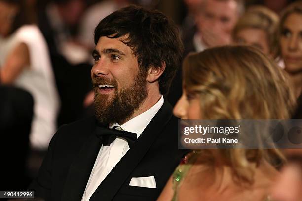 Josh Kennedy looks on during the 2015 Brownlow Medal Function at Crown Perth on September 28, 2015 in Perth, Australia.