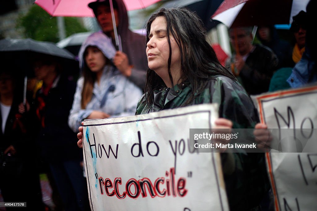 During the Walk for Reconciliation