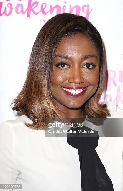 Patina Miller attends the Broadway Opening Night Performance of 'Spring Awakening' at the Brooks Atkinson Theatre on September 27, 2015 in New York...
