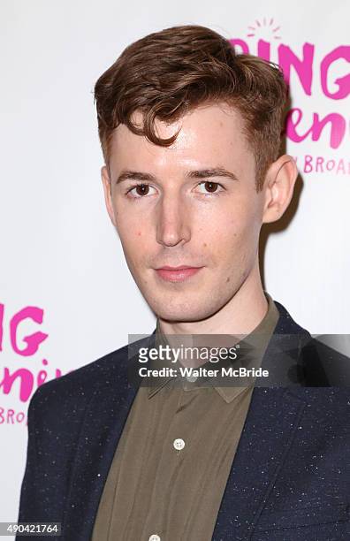 Blake Daniel attends the Broadway Opening Night Performance of 'Spring Awakening' at the Brooks Atkinson Theatre on September 27, 2015 in New York...