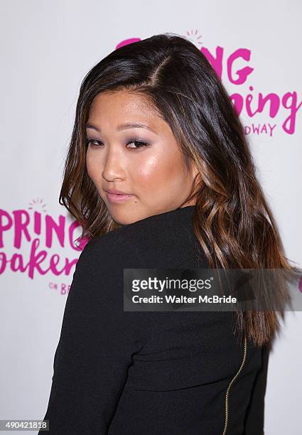 Kimiko Glenn attends the Broadway Opening Night Performance of 'Spring Awakening' at the Brooks Atkinson Theatre on September 27, 2015 in New York...