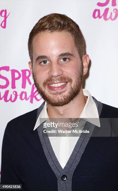 Ben Platt attends the Broadway Opening Night Performance of 'Spring Awakening' at the Brooks Atkinson Theatre on September 27, 2015 in New York City.